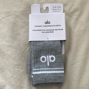 BNWT ALO unisex throwback sock